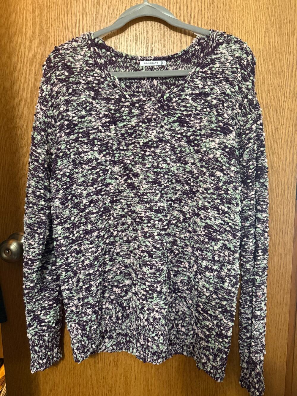 NWOT Sweater (Scoop Neck) Staccato Size Large NWOT